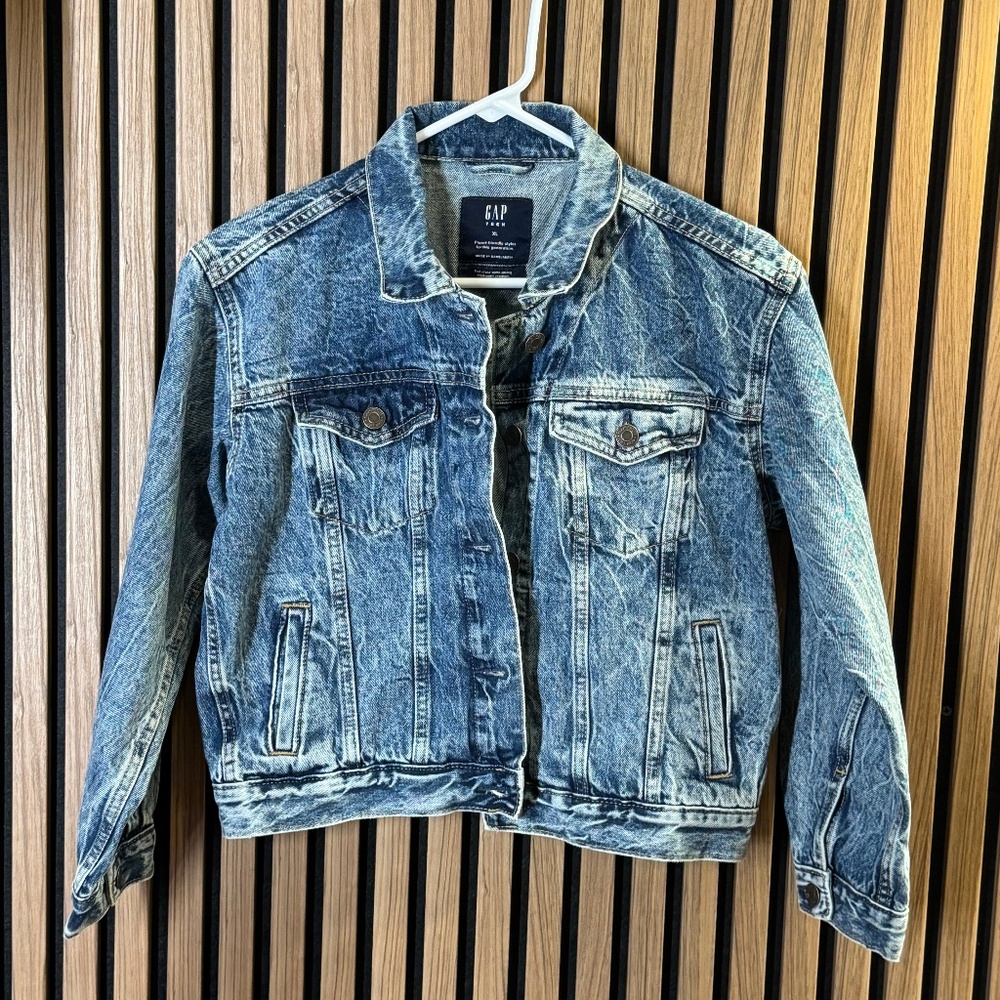 Gap Teen XL (12) Jean Jacket (Medium Wash)